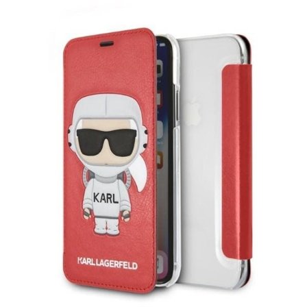 Karl Lagerfeld Karl Space Cosmonaut iPhone X/XS Fodral - Röd