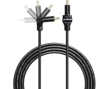 Andersson-Multi angled HDMI 2.0 cable 2M-2 meter HDMI-kabel med 360° vinkelledd-Video accessories and cables-HDMI-kabler