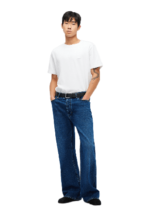 Neuw Kurt Baggy Trinity Mid Indigo Byxor Herr Blå w34l30