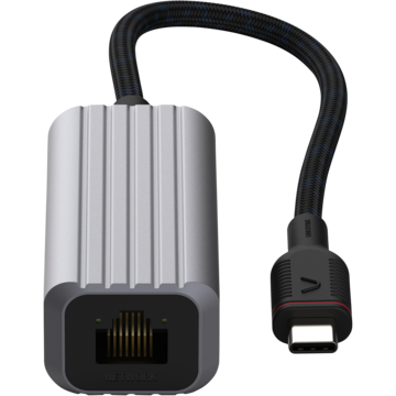 STRØMADAPTER USB-C GRÅ