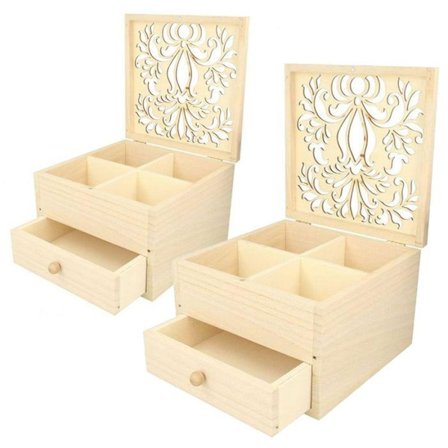 2 korurasiaa puu koristeltavaksi 16 x 16 x 10 cm