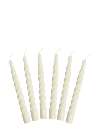 Kunstindustrien | Twisted Candles, 6 Piece Box | ONE SIZE