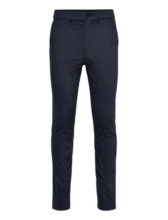 Slim Sateen Chino Trouser Navy Calvin Klein