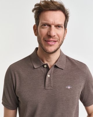 GANT - Klassisk piquéskjorte i regular fit til herre seawood melange