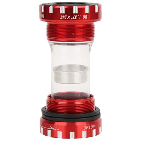 BB109 Mountainbike Integreret Hul BB Pressleje Gevind Bundbeslag DIY Cykeltilbehør Rød