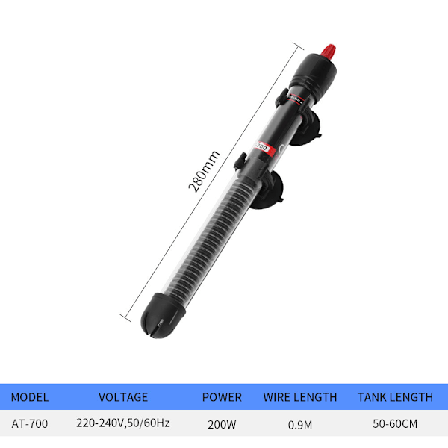 Effektfull Akvariumvärmare / Doppvärmare