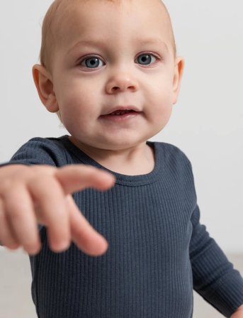 MarMar Copenhagen Plain Body Ls - Blue - 80