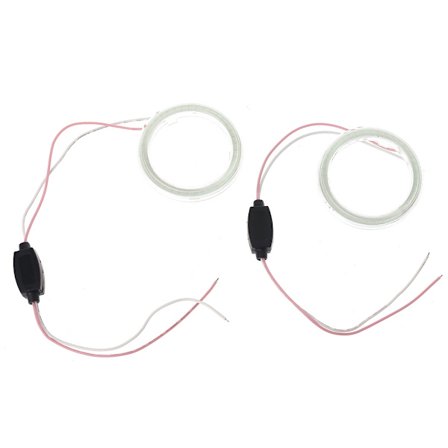 2st hög ljusstyrka 60 mm för DC 12V COB LED högerljus fordonsstrålkastare DRL L