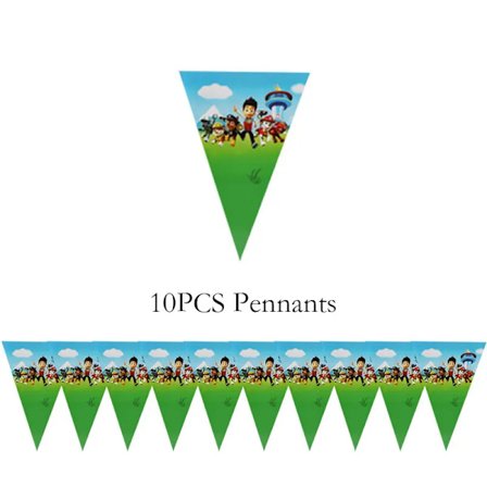 Paw Patrol Fødselsdagsdekoration Festartikler Sæt Balloner Baggrund Tallerken Kop Kagepynt Paw Patrol Klistermærker Festartikler Børn