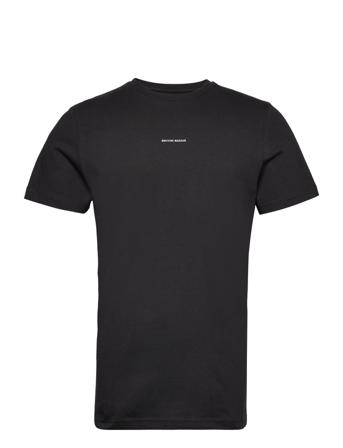 Gustavo Logo Tee Black Bruuns Bazaar