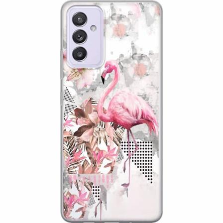 Samsung Galaxy A82 5g Genomskinligt Skal Flamingo