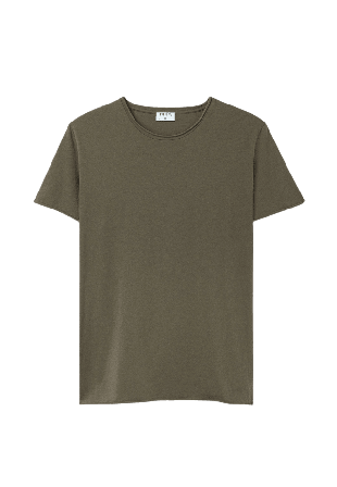 Filippa K Roll Neck Tee T-shirts Herr Grön L