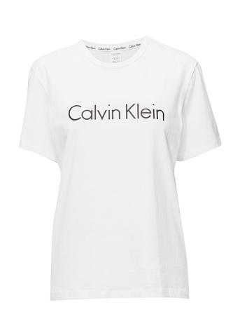 S/S Crew Neck Top Hvid Calvin Klein
