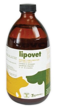Lipovet Mangime Complementare Per Cani E Gatti Flacone 500ml