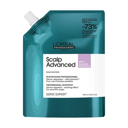 L'Oréal Professionnel Scalp Advanced Anti-Discomfort Shampoo Refill 500 ml, Hår, Shampoo, Hårshampoo