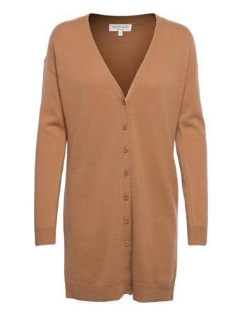 Wool & Cashmere Cardigan Ls Brown Rosemunde