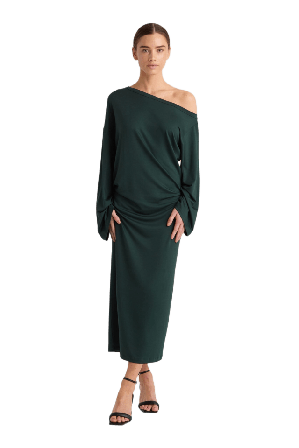 Residus Giovanna Dress - Bottle Klänningar Dam Grön XL