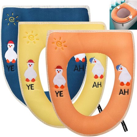 Toiletstol med håndtag, 3 dele, vaskbar