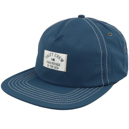 Salty Crew - Blauw snapback Cap - Even Keel Navy Strapback @ Hatstore