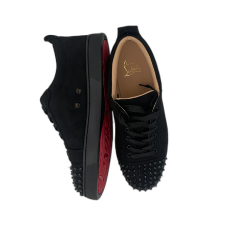 Christian Louboutin svarta sneakers med nitar