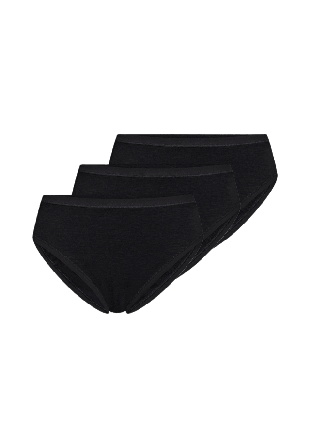 JBS of Denmark 3-pack Tai Brief Ull Badkläder Dam Svart M