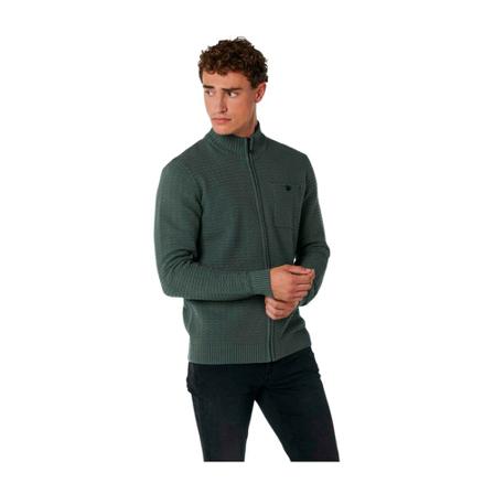 No Excess 124 Dark Steel , Grijs , Heren , Maat: S Hoodies & sweatvesten