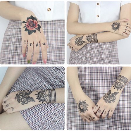 10 arkkia väliaikaisia tatuointeja model 2