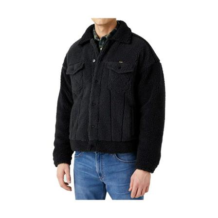 Wrangler Jas , Zwart , Heren , Maat: S