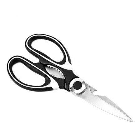 Køkkensakse, 2 stk. kraftige køkkensakse, opvaskemaskine-sikre sakse til kød, universelle køkkensakse til kylling/fjerkræ/fisk/kød