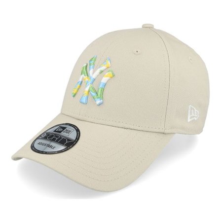 New Era - MLB Beige adjustable Keps - New York Yankees Seasonal Infill 9FORTY Stone/Camo Adjustable @ Hatstore