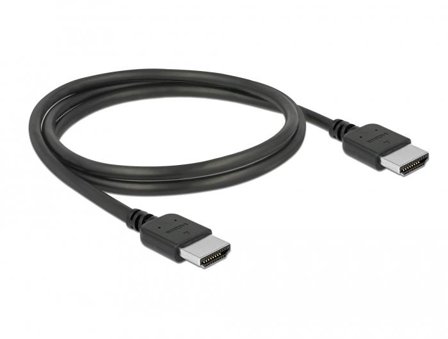 Delock Premium - HDMI-kabel med Ethernet - 1 m