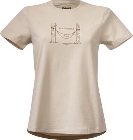 Bergans Women's Graphic Tee Women short-sleeved sweaters Beige L