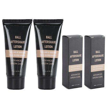 2 st 59 ml Aftershave-lotion för män för torr hud, återfuktande