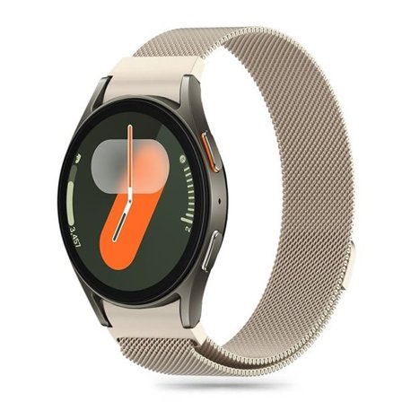 Tech-Protect MilaneseBand för Samsung Galaxy Watch 4 / 5 / 5 Pro / 6 / 7 / FE - guld