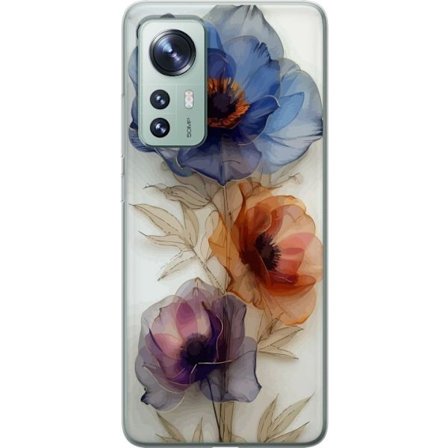 Mobilskal till Xiaomi 12 med Silkesblommor