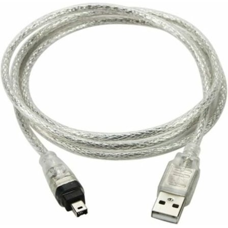 USB hane till FireWire IEEE 1394 Adapterkabel. 4-stifts hane iLink för Sony DCR-TRV75E DV.pa