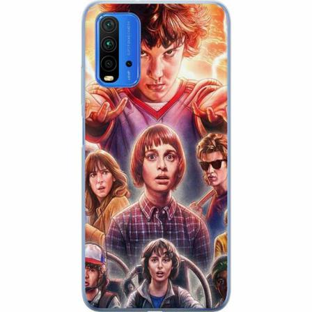 Xiaomi Redmi Note 9 4g Genomskinligt Skal Stranger Things