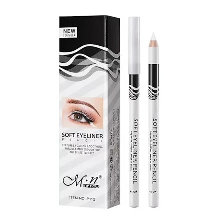 1 st Ny Vit Eyeliner Makeup Långvarig Mjuk Lätt Att Applicera Ögon Förskönare Vattentät Mode Eyeliner Pennor Ögonmakeup Verktyg