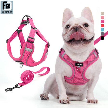 Step-In Hundesele og Båndsett, Pustende Mesh Reflekterende