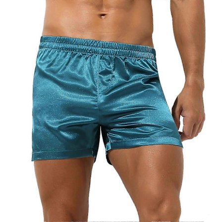 Silke Satin Boksershorts Undertøy Pyjamas Lounge Shorts for Menn
