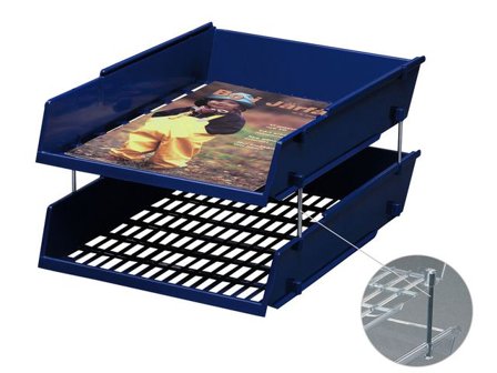 Durable OPTIMO distanspinnar, metall, vit 4/fp - Lyreco - Kontorsmaterial - Till skrivbordet - Brevkorgar tillbehör