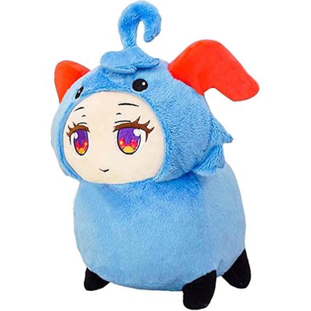 Coco Goat Plys Legetøj Plys Pude Ganyu Får Fyldt Dyre Legetøj Dukke Børnepude 11,8 tommer (blå)