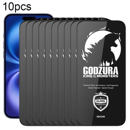 Karkaistu näytönsuoja HD 6D iPhone 16 / 15 10-pack 10-pack