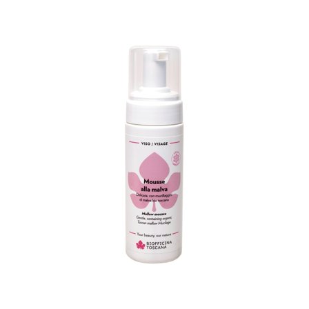 Biofficina Toscana Lenitiva Mousse alla malva 150ml - Mousse detergente viso