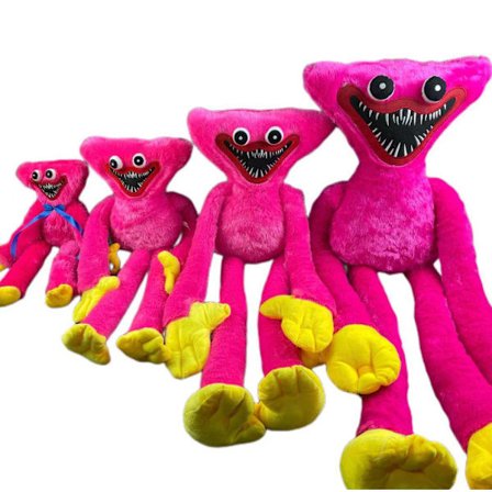 Poppy Playtime Plyschleksak Rosa 60cm, Mjuk Kissy Missy Gosedjur, Söt Present till Barn 60cm