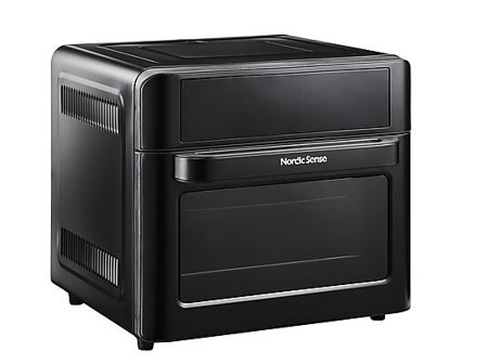 NORDIC SENSE Multifunksjonsovn 25l sort