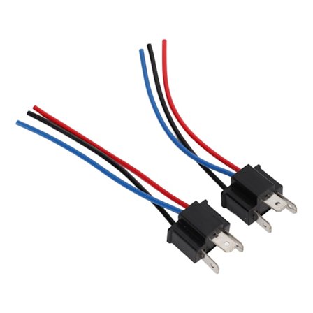 2 kpl H4 urosliitin ajovalojen liitännän johdinsarjan kaapeli