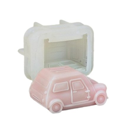 Bussformad ljusform i silikon, gipscement, hartsformar, gör-det-själv-form