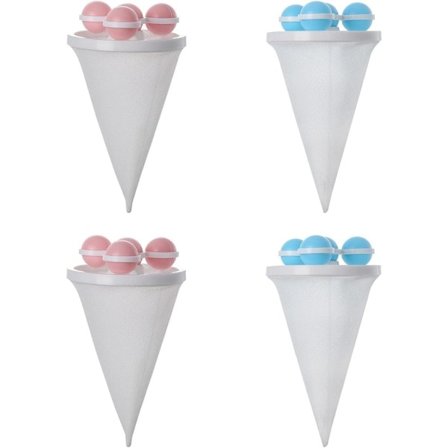 Filterpose til vaskemaskine Fnugfilter Dyrehårssamler til vask Slidstærk 4-pak