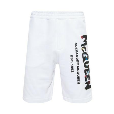 Alexander McQueen Short Shorts Hvid, Herre Chino Shorts, Størrelse: XL
